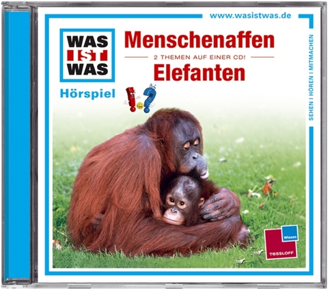 Was ist was H&ouml;rspiel-CD: Menschenaffen/ Elefanten - Kurt Haderer