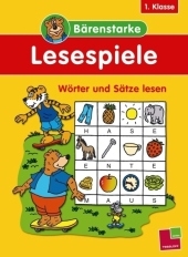 Bärenstarke Lesespiele 1. Klasse: Wörter und Sätze lesen