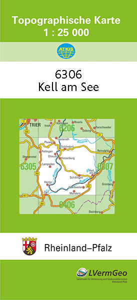 TK25 6306 Kell am See -  Landesamt f&uuml;r Vermessung und Geobasisinformation Rheinland-Pfalz
