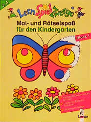 Erster Mal- und Rätselspaß für den Kindergarten (3-4)