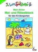 Mein dicker Mal- und Rätselblock für den Kindergarten