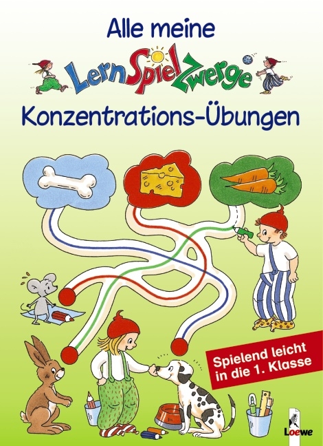 Alle meine LernSpielZwerge Konzentrations-&Uuml;bungen - Birgitt Carstens, Simone Maassen, Annette Neubauer, Christiane Wittenburg