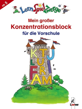 Mein grosser Konzentrationsblock für die Vorschule