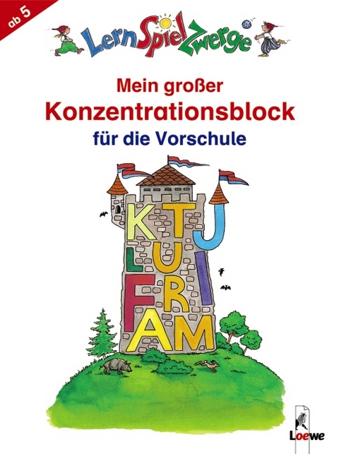 Mein grosser Konzentrationsblock f&uuml;r die Vorschule