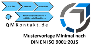 Mustervorlage Minimal nach DIN EN ISO 9001:2015 zur schnellen Umsetzung