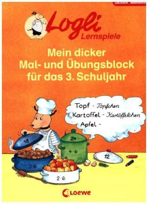 Mein dicker Mal- und Übungsblock für das 3. Schuljahr