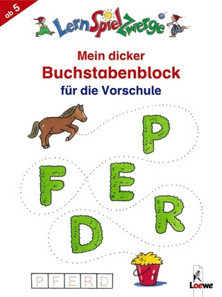 Mein dicker Buchstabenblock für die Vorschule