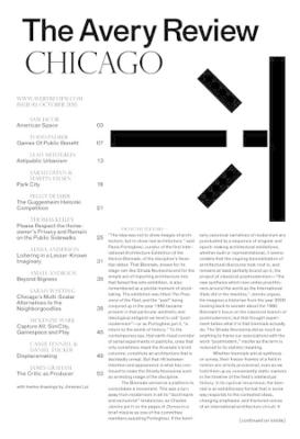 The Avery Review &ndash; Chicago - The Avery Review
