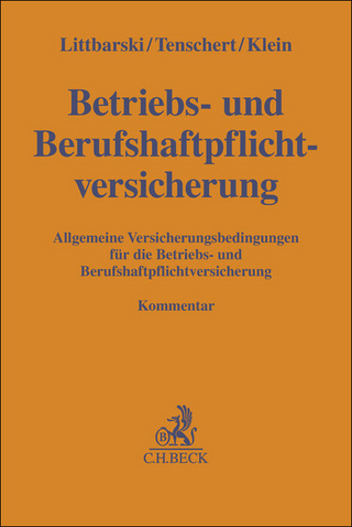 Betriebs- und Berufshaftpflichtversicherung