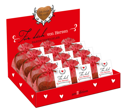 Display Herz-Handschmeichler "F&uuml;r dich von Herzen"