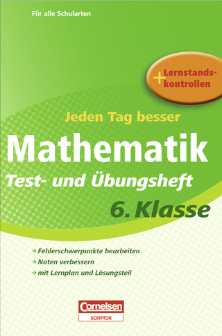Jeden Tag besser - Mathematik Test- und Übungsheft 6. Klasse