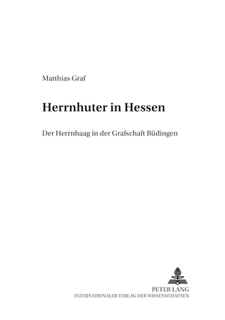 Herrnhuter in Hessen
