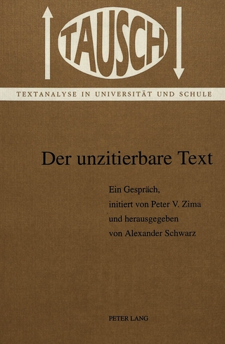 Der unzitierbare Text