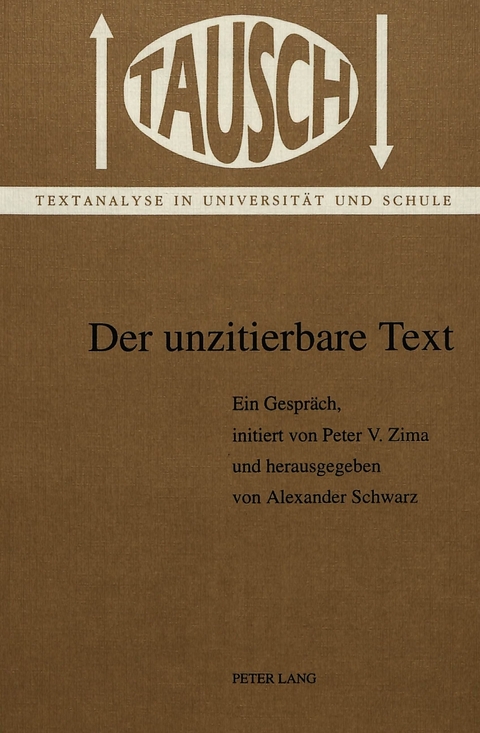 Der unzitierbare Text - 