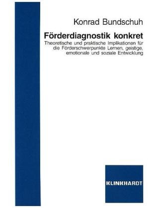 F&ouml;rderdiagnostik konkret - Konrad Bundschuh