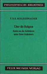 &Uuml;ber die Religion - Friedrich Schleiermacher