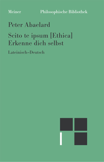 Scito te ipsum / Erkenne dich selbst - Peter Abaelard