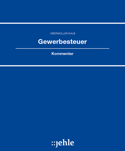 Gewerbesteuer - Nikolaus Obermüller, Silvia Kalb