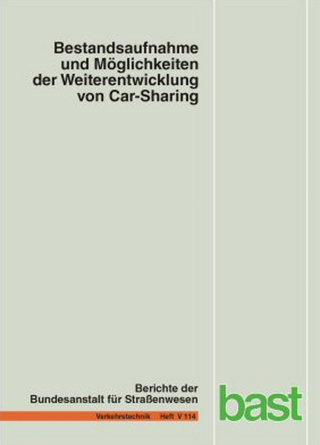 Bestandsaufnahme und Möglichkeiten der Weiterentwicklung von Car-Sharing