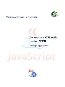 Javascript e CSS nelle pagine web - Esempi applicativi