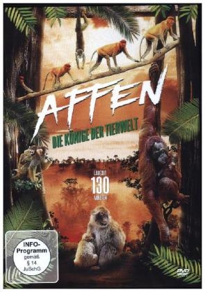 Affen - K&ouml;nige der Tierwelt, 1 DVD