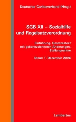 SGB XII - Sozialhilfe und Regelsatzverordnung