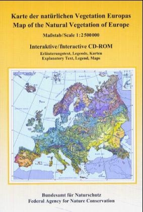 Karte der nat&uuml;rlichen Vegetation Europas - 