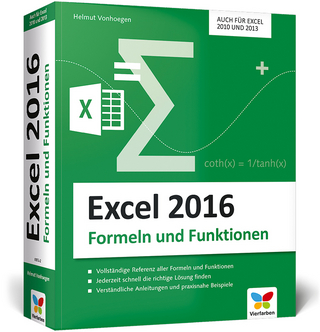 Excel 2016 – Formeln und Funktionen