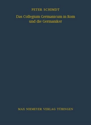 Das Collegium Germanicum in Rom und die Germaniker