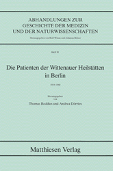 Die Patienten der Wittenauer Heilst&auml;tten in Berlin 1919-1960 - 