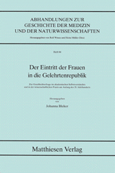 Der Eintritt der Frauen in die Gelehrtenrepublik - 