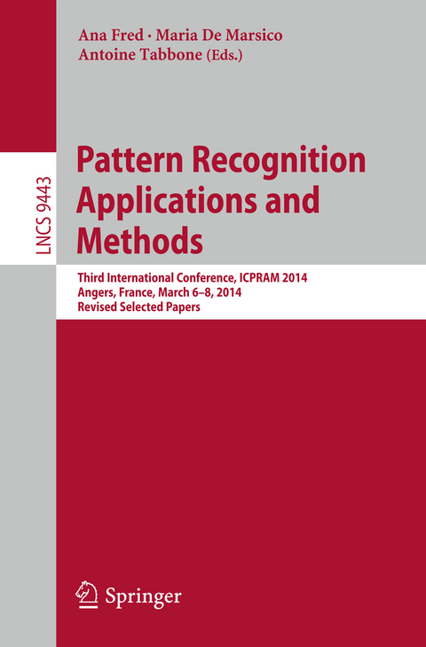 Pattern Recognition Applications and Methods - 