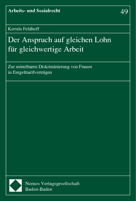 Der Anspruch auf gleichen Lohn f&uuml;r gleichwertige Arbeit