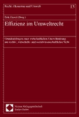 Effizienz im Umweltrecht - 