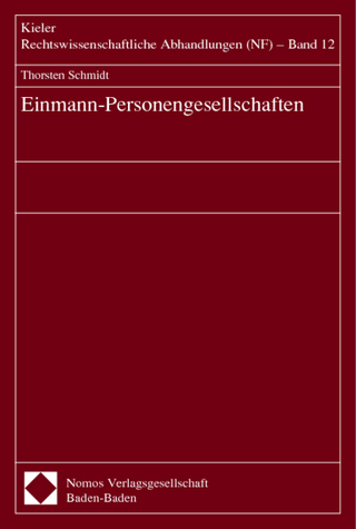 Einmann-Personengesellschaften