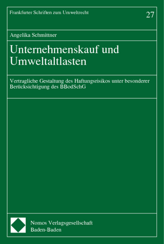 Unternehmenskauf und Umweltaltlasten