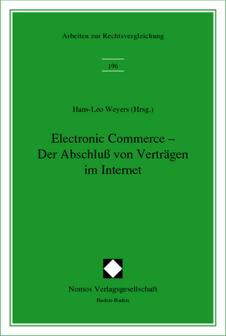 Electronic Commerce - Der Abschluß von Verträgen im Internet