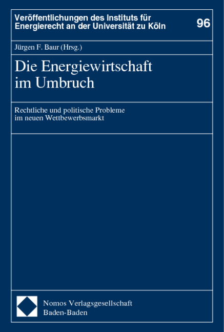 Die Energiewirtschaft im Umbruch - 