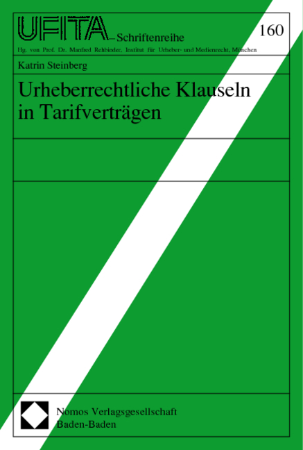 Urheberrechtliche Klauseln in Tarifvertr&auml;gen