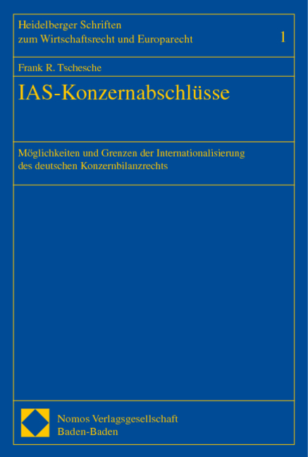 IAS-Konzernabschl&uuml;sse