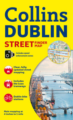 Collins Dublin Streetfinder Colour Map -  Collins Maps