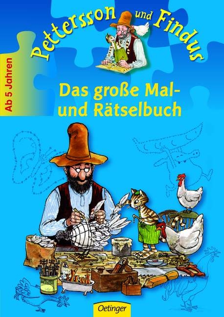 Pettersson und Findus. Das gro&szlig;e Mal- und R&auml;tselbuch - Christian Becker
