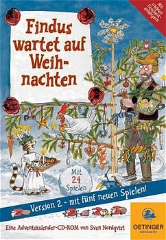 Findus wartet auf Weihnachten. Mit Geschenkanhängern und 5 neuen Spielen