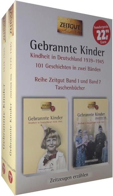 Gebrannte Kinder. Schuber f&uuml;r Band 1 und 7 der Reihe Zeitgut - 