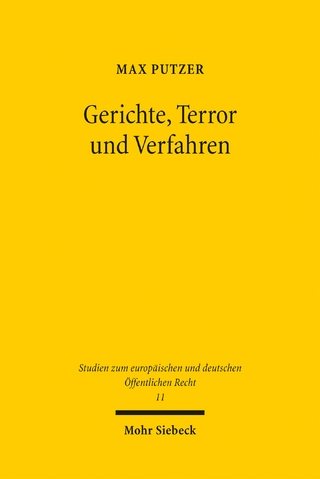 Gerichte, Terror und Verfahren