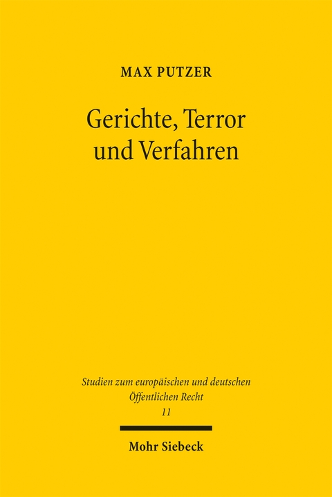 Gerichte, Terror und Verfahren - Max Putzer