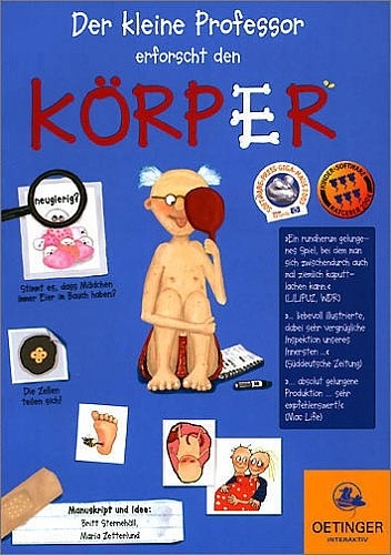 Der kleine Professor erforscht den K&ouml;rper - CD-ROM - Maria Zetterlund, Britt Sterneh&auml;ll