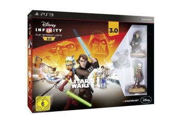Disney Infinity 3.0, Star Wars, Starter-Set, 1 PS3-Blu-ray Disc + 2 Figuren u. Infinity Base