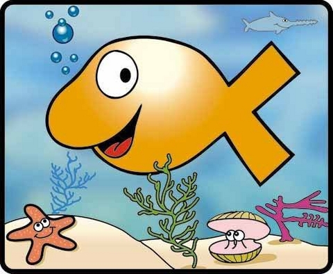 Sonnenschutz f&uuml;rs Auto - Tiki-Fisch II (Single)