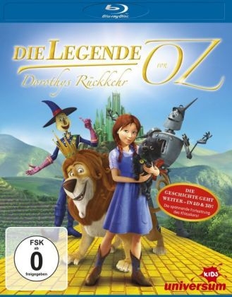 Die Legende von Oz - Dorothy's R&uuml;ckkehr 3D, 1 Blu-ray